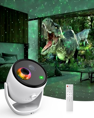 Image of Twelvetooo 3D Galaxy Projector, Star Projector with 65 Dynamic Scenes, HD Planetarium Projector Night Light with Bluetooth Speaker for Room, Gift for Kids Adults, Relaxing Ambiance