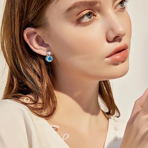 Ocean’s Promise Women Pendant Necklace Bracelet and Earring Jewelry Set 18K White Gold Plated with Crystal Gift for Women - Image 6