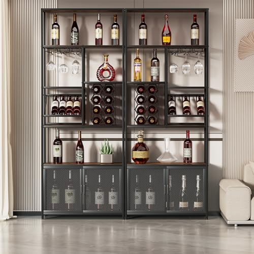 Soporte industrial para botellas de vino de 82.7 pulgadas miniatura 3