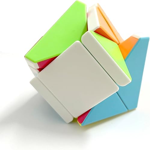 Miniatura 3 de 3 × 3 X Cubo mágico 3 × 3 × 3 Skewb Cubo Puzzle Juguete creativo Puzzle Cubo Rompecabezas sin etiqueta