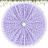Christmas wedding tree skirt 4 layer snowflake tulle tree decoration for party indoor fluffy tree cover mat ornament for holiday purple  urban country home decor