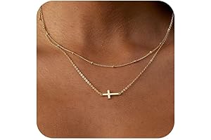 Women Gold Stacked Layer Necklaces