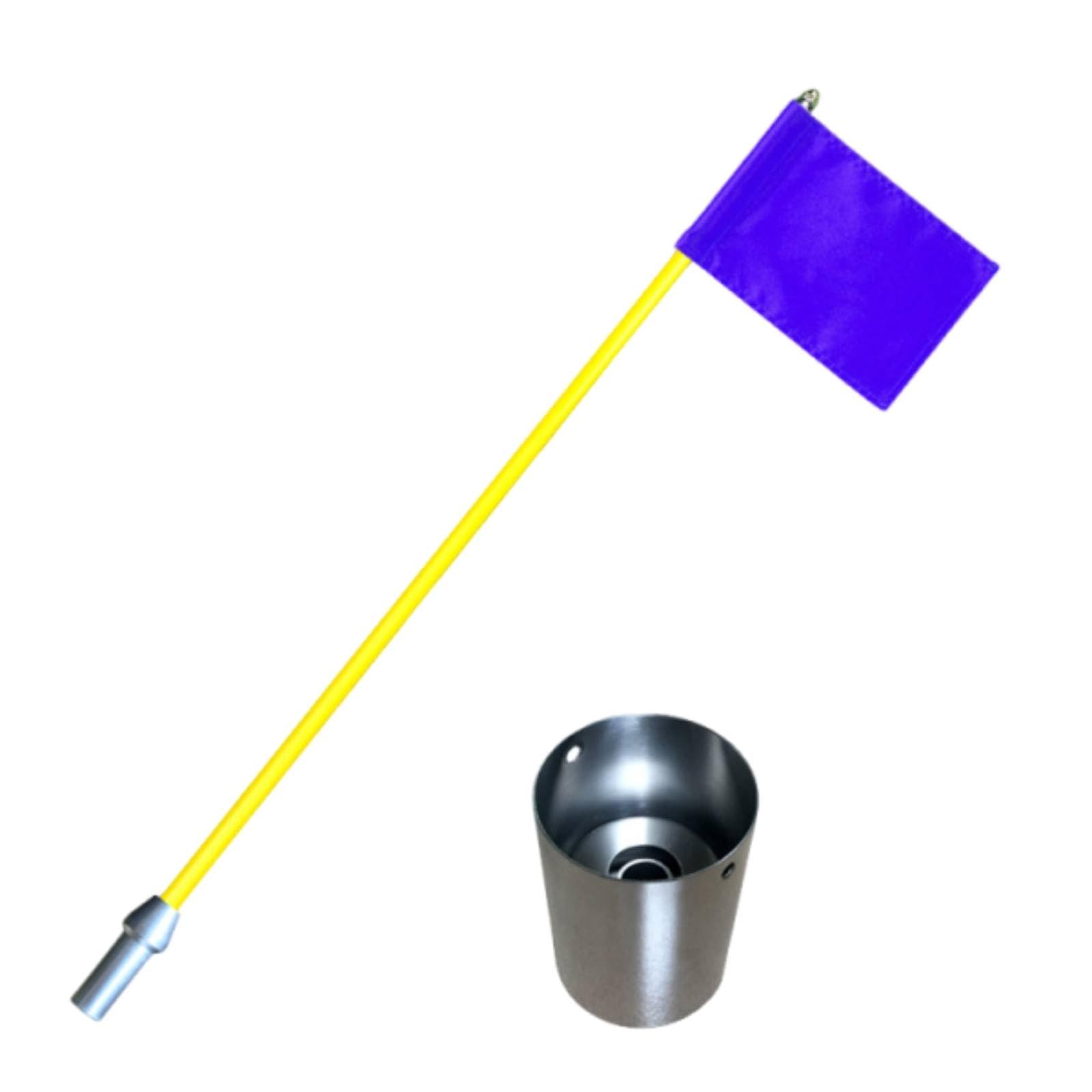 Perfeclan Poste Banra Golf 85 Cm con Metálicos y Acero Inoxidable para Entrenamiento Precisión y Uso en Práctica Golf, Azul, Style to 5