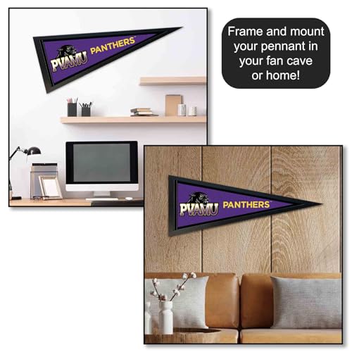 Banderín de fieltro PVAMU Panthers ideal para decorar tu habitación universitaria 4
