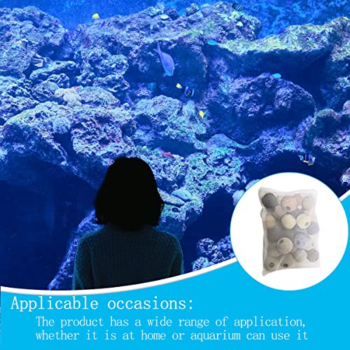 Image of 5 Pcs Tanks Filter Media Bags, Aquarium Media Bag, Aquarium Filter Bags, Fish Tank Media Mesh Filter Bags, with Zipper Reusable Aquarium Filter Media Bags.for Activated Carbon, Ceramic Rings, etc