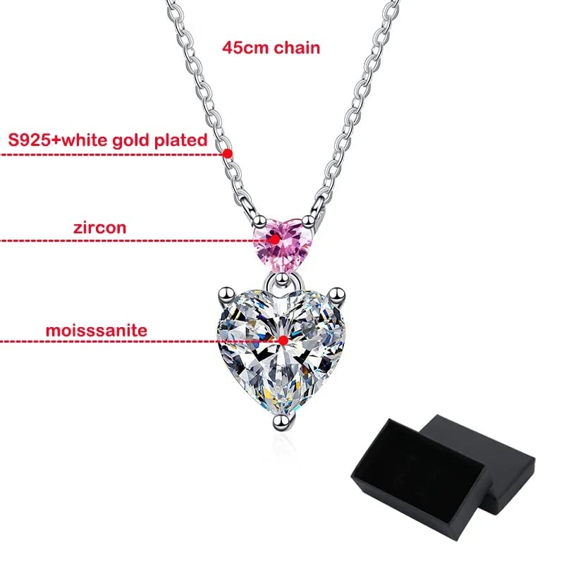 Collier moissanite anti-ternissement argent s925 durable - 5