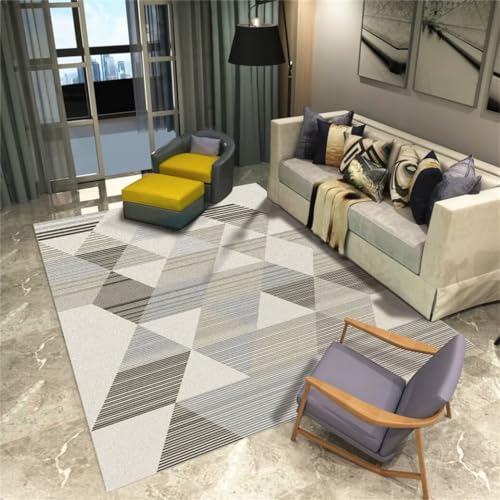 Tapis de restaurant à motif géométrique résistant aux taches - 2