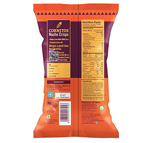 Image of Cornitos Nachos Crisps Tikka Masala, 150 g