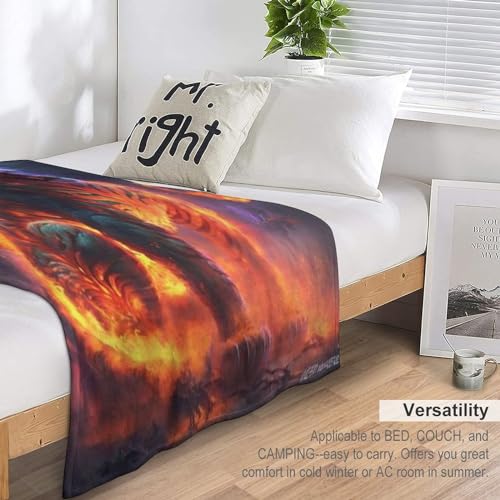 Couvertures en tigre 100% flannel plaid de lit 130x150cm