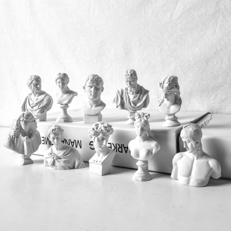 Amazon.co.jp: ZoTuoART 3.15インチ ミニ 樹脂製 胸像 有名なアート