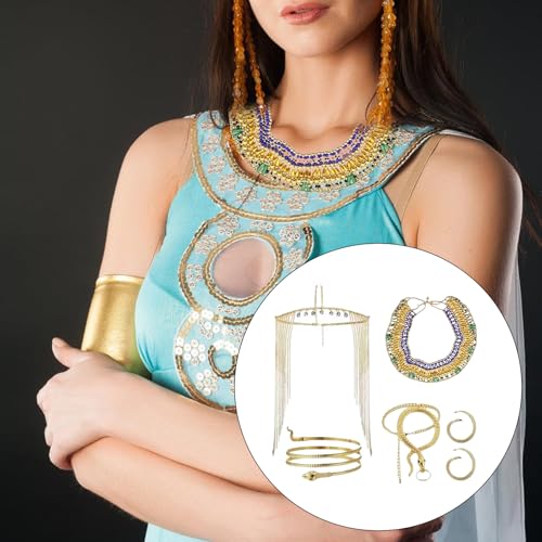 Accesorios egipcios para mujer ideales en fiestas de disfraces y recreaciones históricas 5