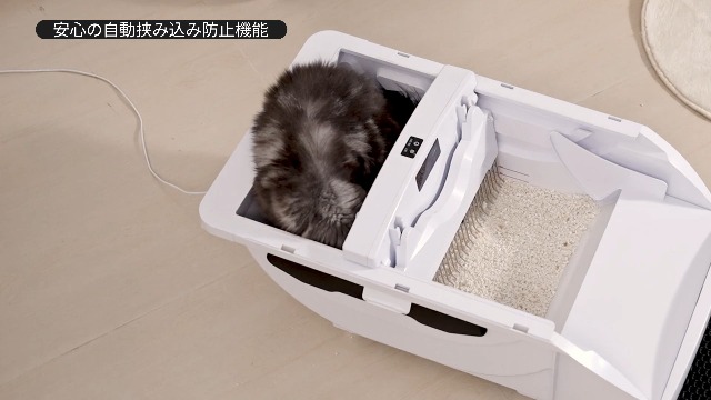 Amazon | Pandaloli 全自動猫トイレ 本体 大型猫用 多頭飼い対応: 自動
