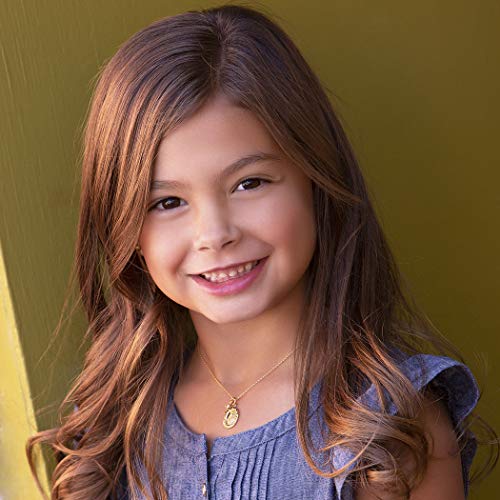 Precious Pieces Girl's Sterling Silver Miraculous Necklace or Miraculous Cluster Necklace with Cultured Pearl and Cross2