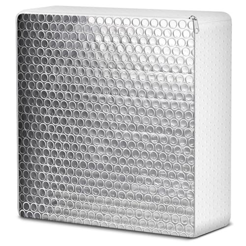 14x14x3 RV Vent Insulator and Skylight Cover Waterproof Universal Camper Roof Vent Plug Snug Fit Privacy Blackout Shield Heat Blocker Heavy Duty Trailer Ceiling Draft Stopper for Van Life(1Pack)