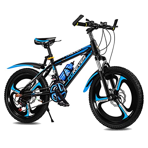 Gymqian Kinder Fahrrad Kinderfahrräder Für Jungen Und Mädchen In 3 Farben, 20 Zoll, Mit Kotflügel Und Klammern Fahrrad,Blau