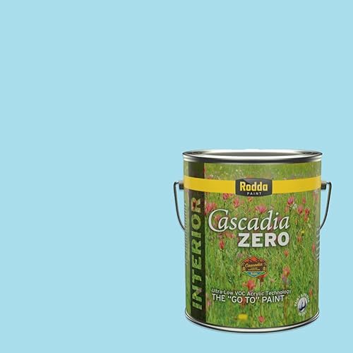 Vista 13 de Rodda Paint CASCADIA ZERO - Pintura e imprimación semibrillante para interiores en uno, cuarto de galón, Everest