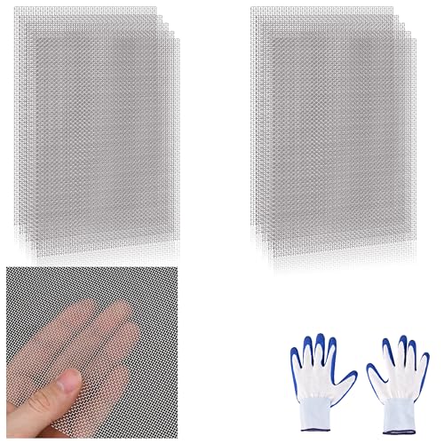8 Pcs 13x9 Inch 20 Mesh 304 Stainless Steel Wire Mesh Sheet, Sheet Screen for DIY Crafts