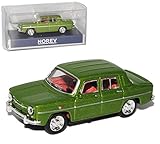 Aus Metall mit Plastikteilen Norev Renault R8 Limousine Grün 1962-1973 H0 1/87 Modell Auto mit individiuellem Wunschkennzeichen