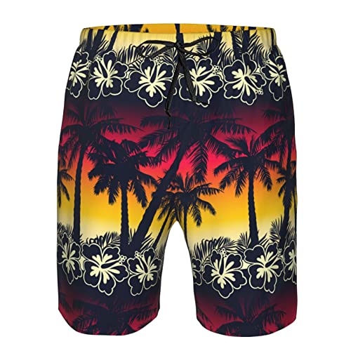 SARA NELL American Flag Mens Swim Trunks Quick Dry Board Shorts with Mesh Lining, Breathable Shorts Swimwear Bathing Suits