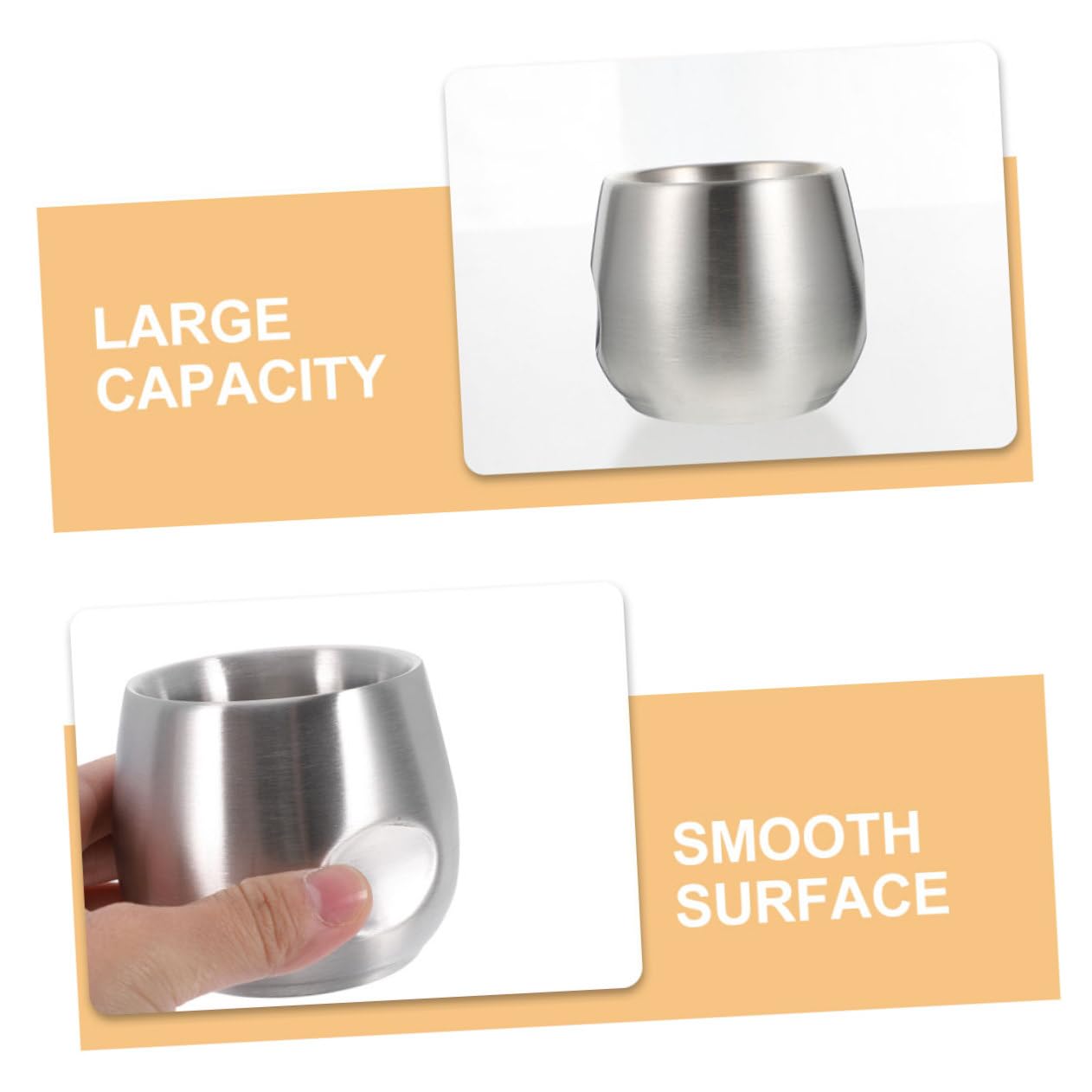 FRCOLOR 5stücke Edelstahl Rasierschale Mit Doppelter Rostfreier Stoßfester Shaving Bowl Für Männer Für Warmen Rasierschaum Praktische Und Stabile Anwendung