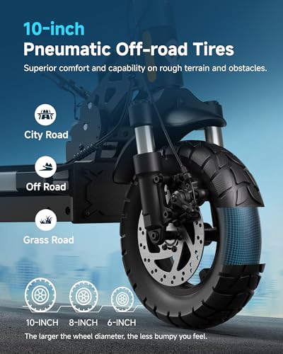ECOROAD Electric Scooter Adults ES4/ES6, 800/1000W Motor &