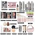 All In One Makeup Kit, Travel Makeup Kit, Makeup Gift Set, Makeup Kit for Women Full Kit, Makeup Bundle Includes Foundation Eyeshadow Palette Lipstick Eyeliner Mascara Contour Stick Cosmetic Brush Set