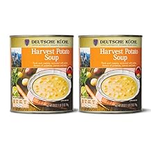 Deutsche Kuche Authentic German Food Thick & Creamy Harvest Potato Soup - 2 Cans 28 oz