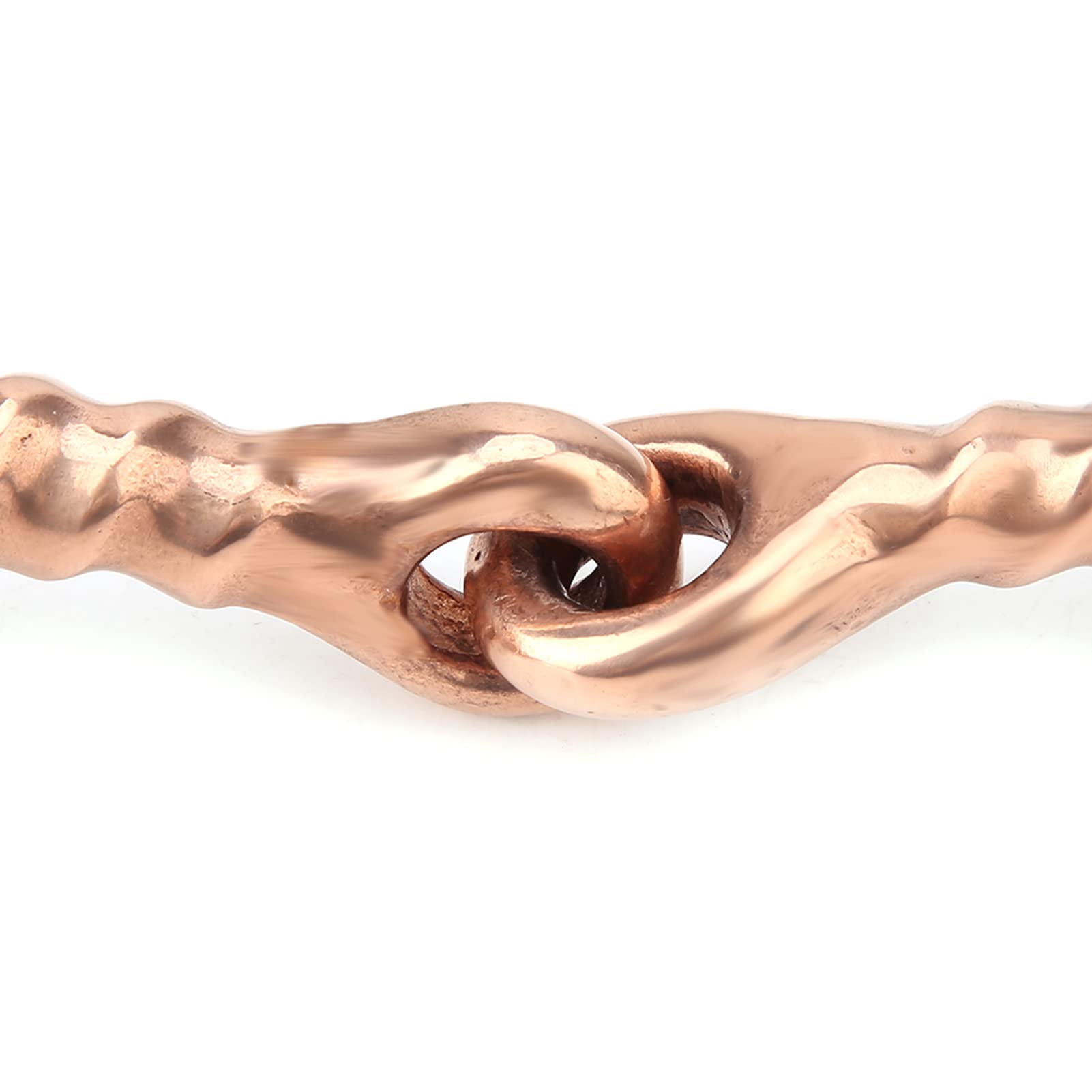 Cavallo Anello Snaffle, Cavallo Masticare Punta in Acciaio Inox Eggbutt Rame Cavatappi Bocca Anello Francese Anello Allentato Snaffle Rame