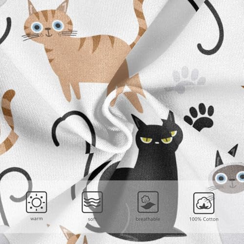 Wusikd Cute Cats Boys' Underwear Cotton Boys Briefs Soft Toddler Underwear 8Y3