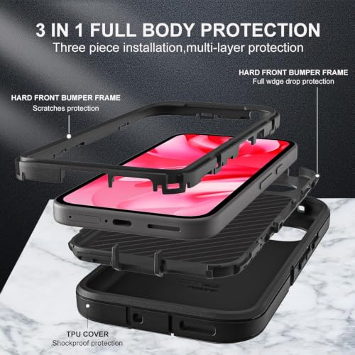 Coque Google Pixel 9a évitez les écrans brisés grâce au pack antichoc 3 en 1 intégral - 4
