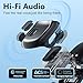 ASIEIT 5 in 1 AI Translator Earpieces with Free Offline Translation Pack. These translating earpieces Support 144 Languages & Accents, Ideal for Travel and Business. (Black)