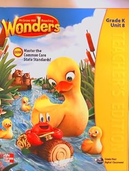 Spiral-bound McGraw-Hill Reading Wonders, CCSS Common Core, Teacher's Edition Grade K Unit 8 Book