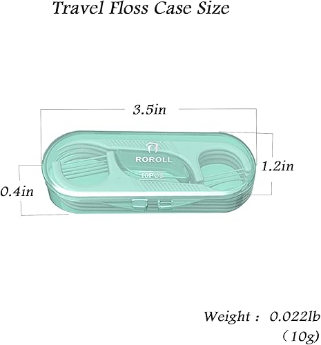 Miniatura 9 de Holy Rose Dispensador de hilo dental 2 cajas, palillos de hilo dental portátil, 2 cajas, con varitas de hilo dental para adultos, 196 unidades,