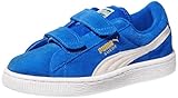 PUMA Suede Classic 2-Strap Sneaker , Snorkel Blue/White, 8 M US Toddler