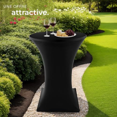 Table Haute Pliante 90 cm MDF Acier - TecTake GmbH