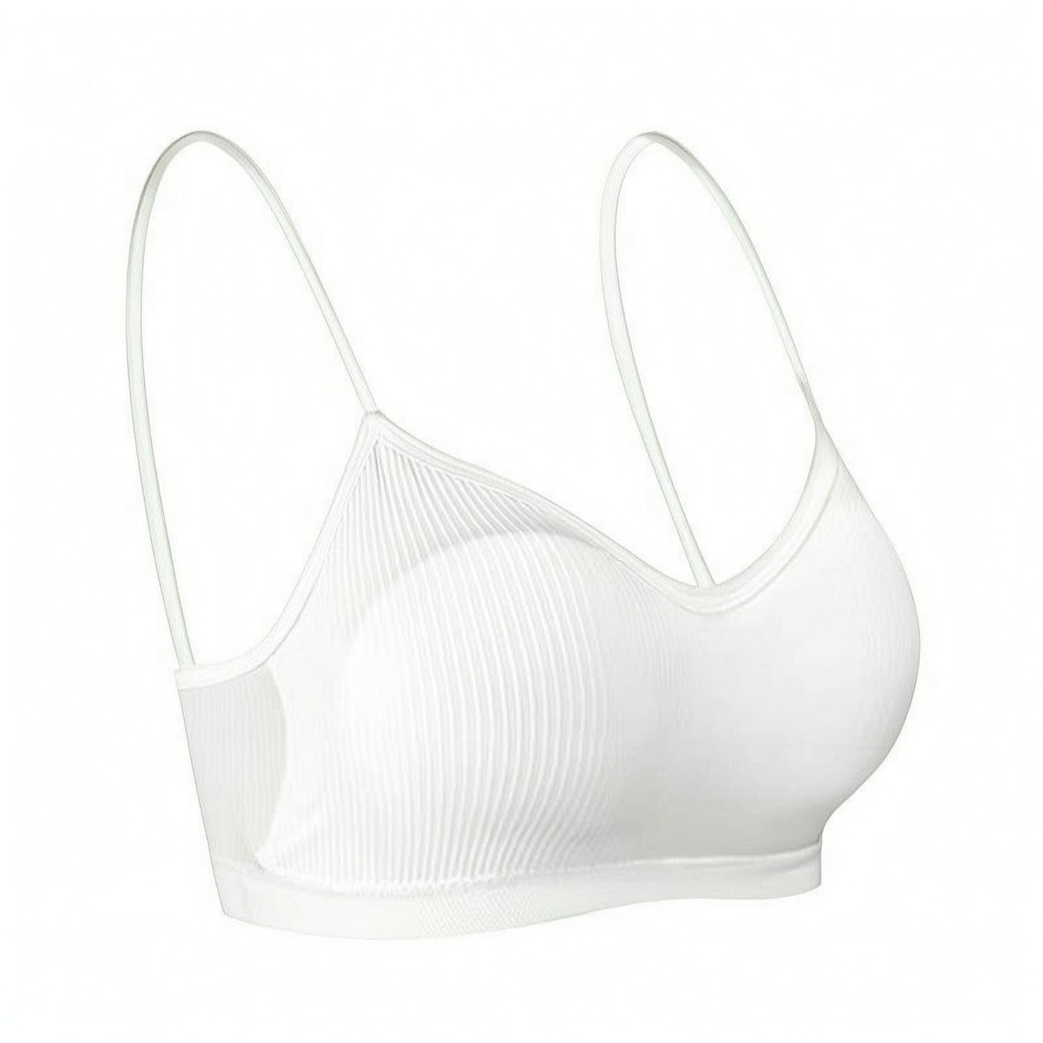 Bnf Individual Packaging Disposable Bra Thin Straps Seamless Bra Streamlined Intimate Wear, White, XXL-image-20