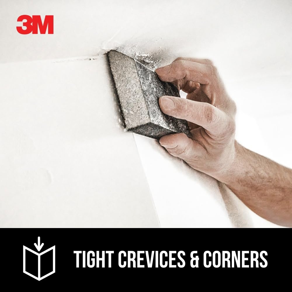 3M Angled Sanding Sponge - Fine Grit -2 3M Angled Sanding Sponge - Fine Grit -2