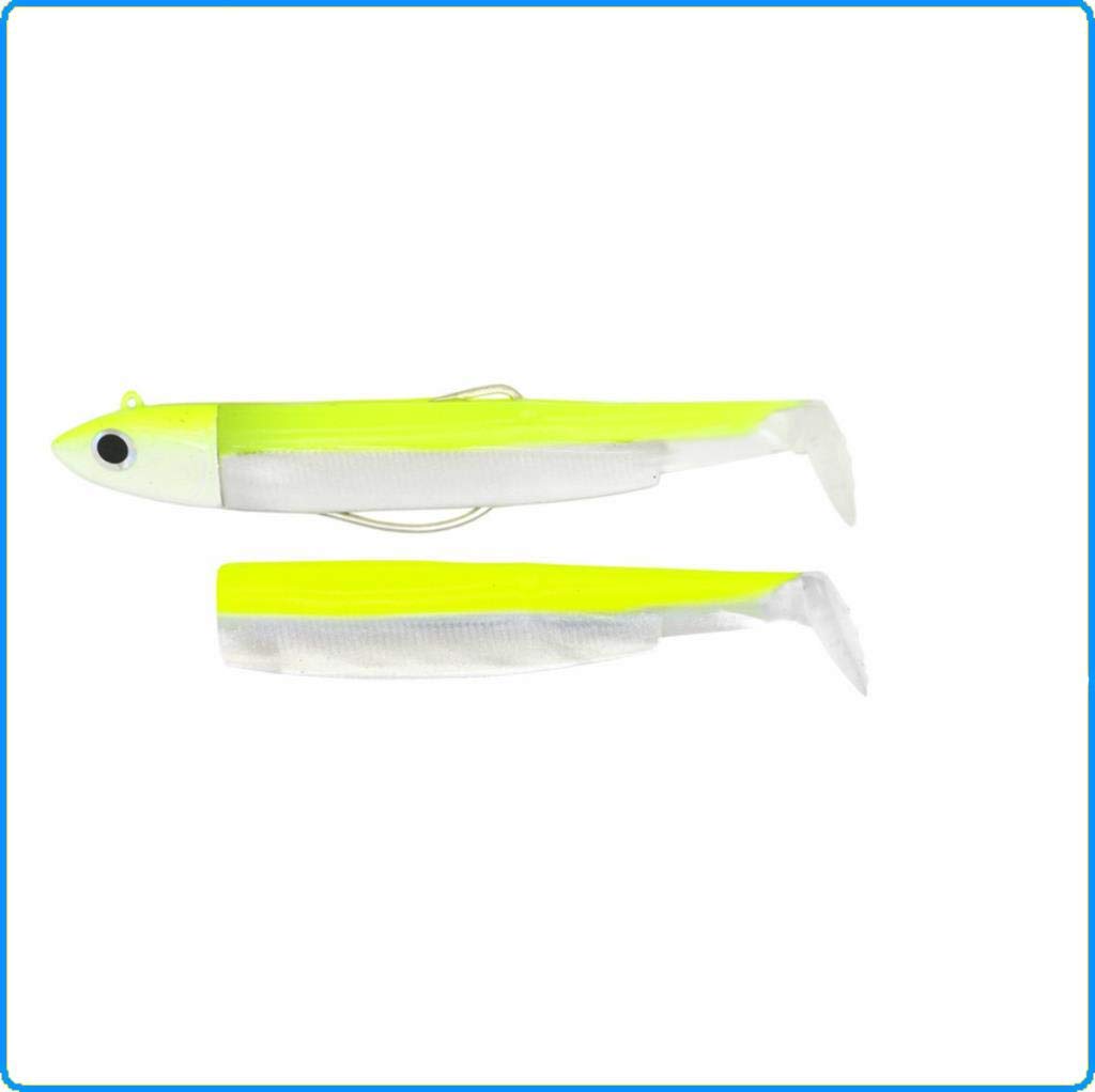 Fiiish Black Minnow 120mm Combo, 25g, Fluo Yellow Off Shore Head with Fluo Yellow Body — image 1