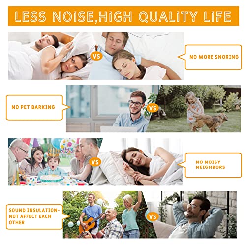 50 Pairs Foam Ear Plugs, Andanda Ultra Soft Foam Earplugs, Reusable, Soft & Comfortable, Slow Rebound, Ear Plugs For Sleeping Noise Cancelling 32Db Nrr, Snoring, Shooting, Studying, Loud Noise #TOP1