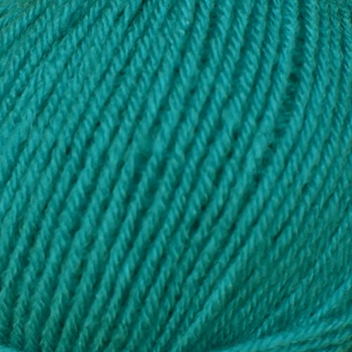 Image of M.G ENTERPRISE 100% Acrylic Wool Teal 7 Pc Baby Wool 4 ply Wool Ball Hand Knitting Wool /Art Craft Soft Fingering Crochet Hook Yarn-AF Art-HD