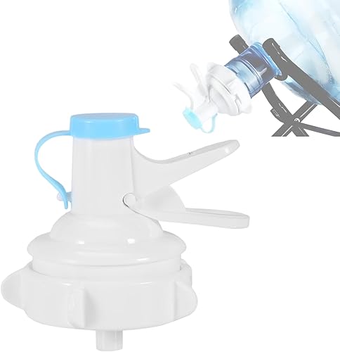 Válvula dispensadora de 5 galones, grifo de jarra de cubo de agua reutilizable, bomba manual de fuente de agua a presión para dispensador de agua