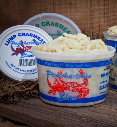 PONTCHARTRAIN BLUE CRAB Lump Crabmeat, 16 oz Can