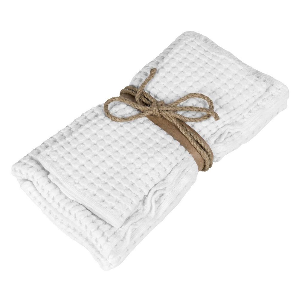Fazzini NETTARE Paire de serviettes éponge 1 + 1 (invité + serviette) couleur Couleur : blanc.