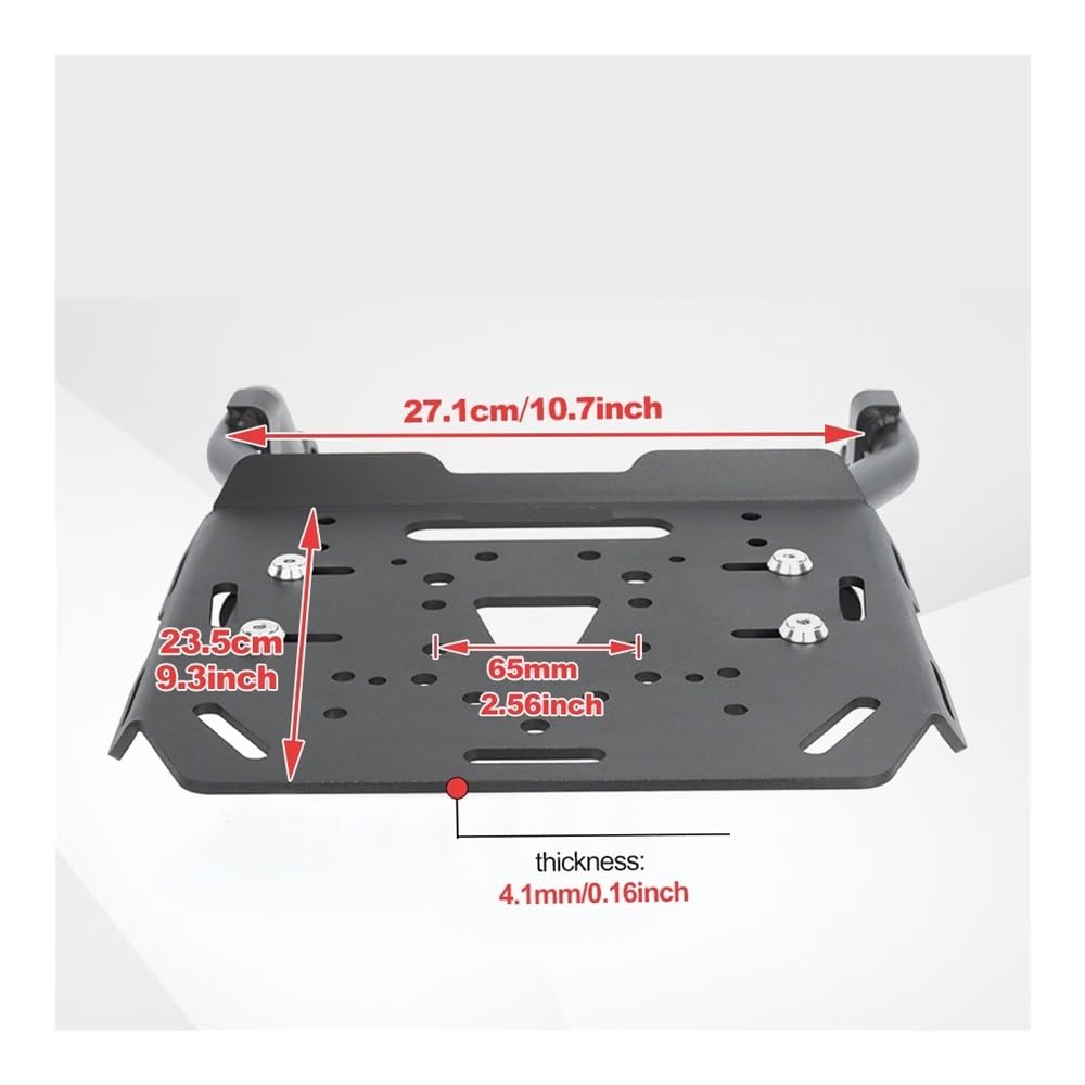 Pannier Holder Portaequipajes Trasero para Motocicleta Royal para Meteor 350 2021-2026