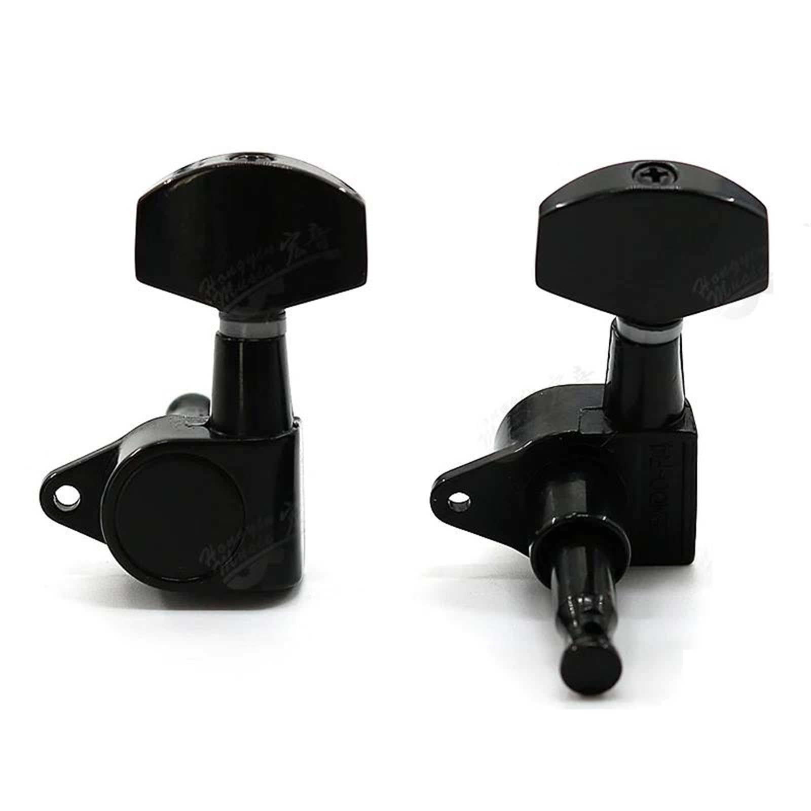 Jeu De Têtes Pichet Tuning 3L3R Pour Accessoires Guitare Noir Mécaniques Guitare Universelles