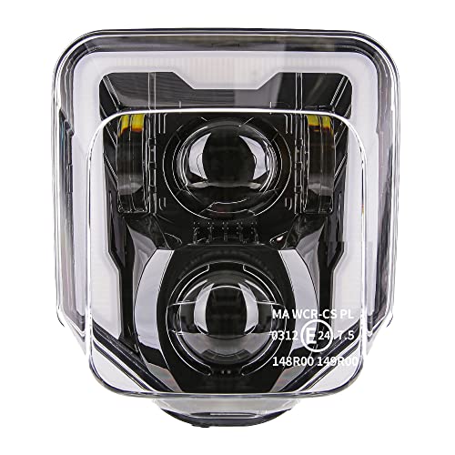 Faro Delantero LED GP1 Compatible con Husqvarna 701 Supermoto 15-23 ECE