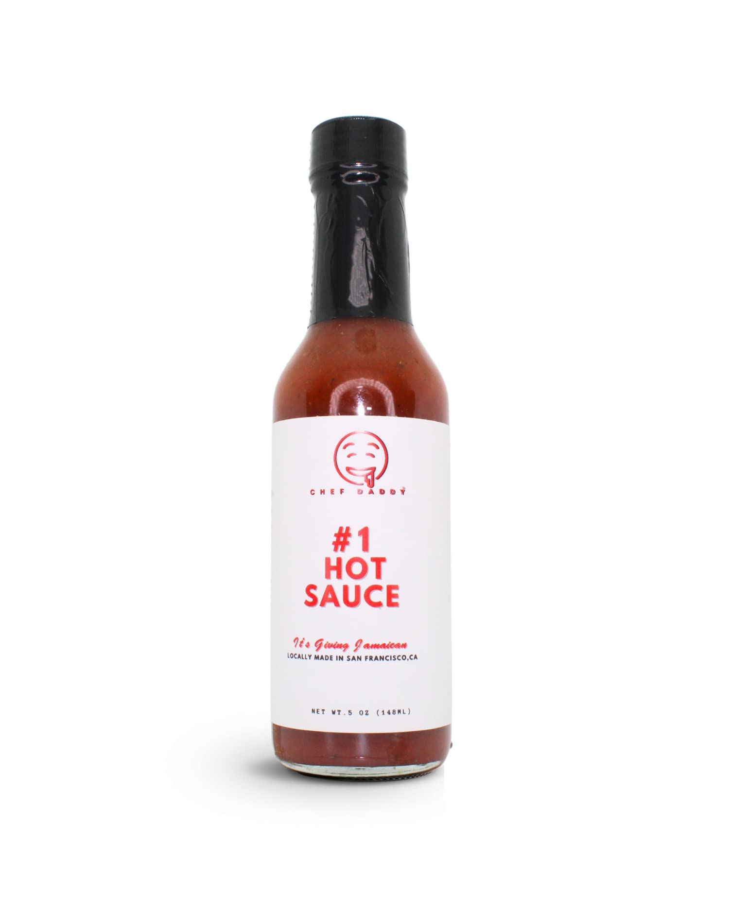 Spice Up Your Meals with Yes, Chef Daddy - #1 Hot Sauce - 5oz Woozy Bottle - Vegan, Gluten-Free, Dairy-Free, Non-GMO, and Preservative-Free!