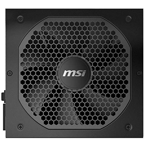 Image of MSI MPG A650GF Gaming Power Supply - Full Modular - 80 Plus Gold Certified 650W - 100% Japanese 105C Capacitors - Compact Size - ATX PSU