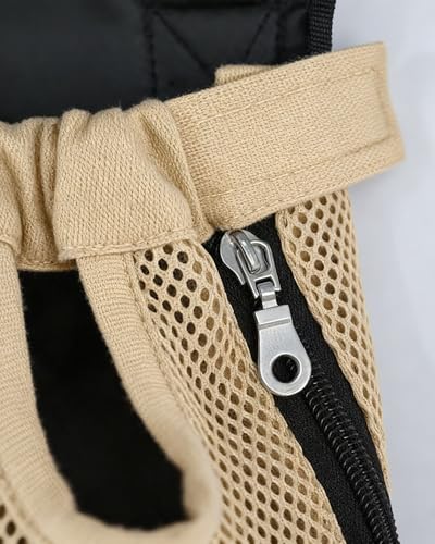 Thapncow Verstellbarer Haustierrucksack für Hunde, tragbarer, atmungsaktiver Katzenrucksack, Verstellbarer Hunderucksack，Brusttasche, vierbeiniger Rucksack