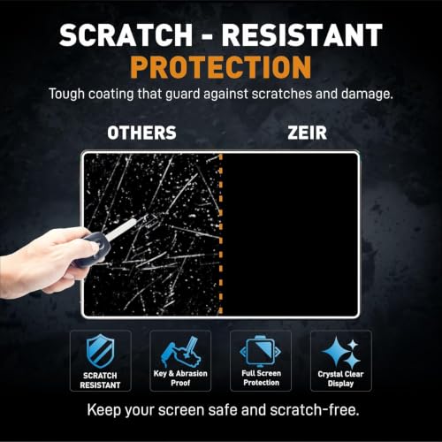Image of ZEIR Screen Protector For MG Windsor EV & EV Pro 2024-2025 | Compatible with Exclusive, Essence, Exclusive Pro & Essence Pro | 15.6 inch Infotainment Touchscreen Protector | 9H+ Hardness - Strong Protection - Full Screen Edge-to-Edge Cover - Scratch Resistant - Bubble-Free Install - Ultra HD Clarity,With installation kit - Car Accessories 2026+ (Not Tempered Glass)